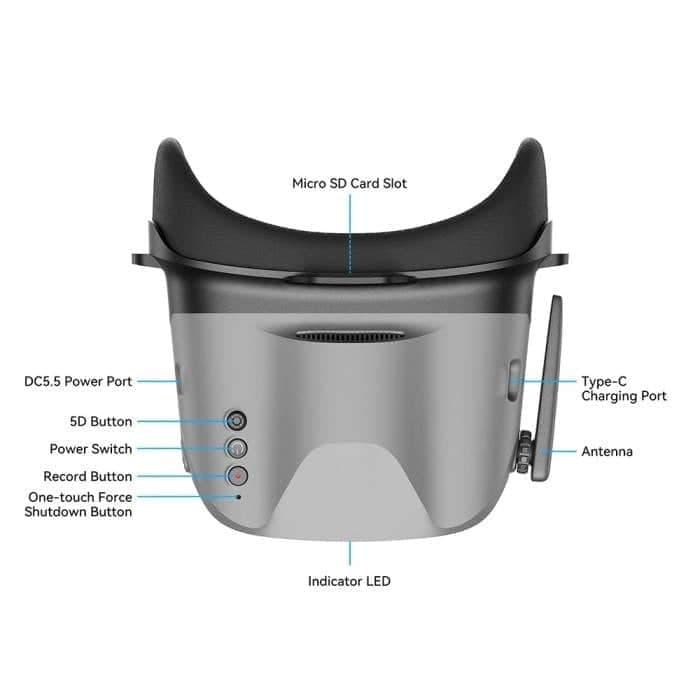 BETAFPV VR04 FPV Goggles - Analog for fpv drones 4