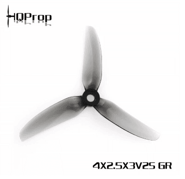 HQprop 4x2,5 x3v2s 3-Blatt-PC-Propeller for fpv drones