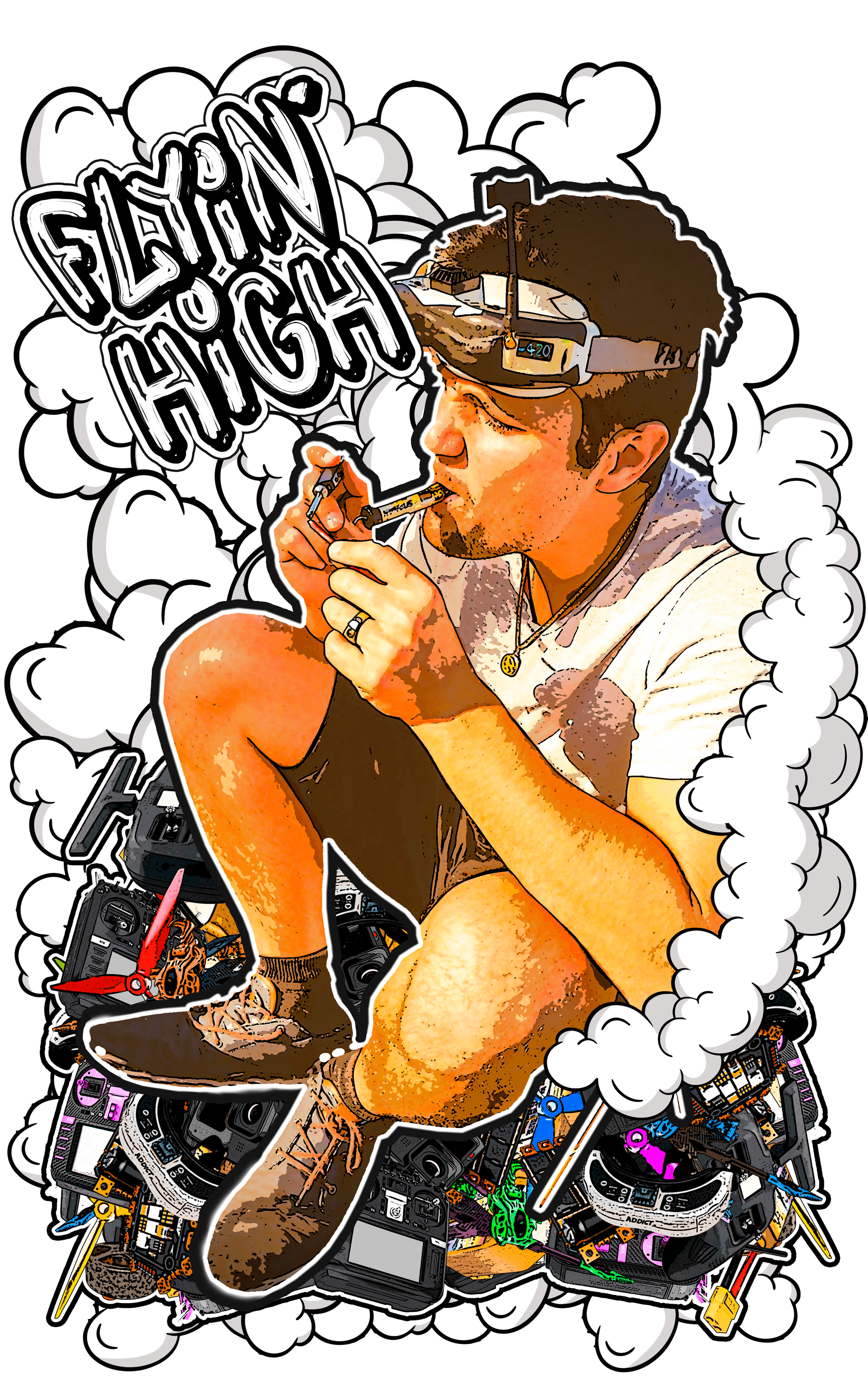 G'dayyyyyy Stu Here T-Shirt for fpv drones 5