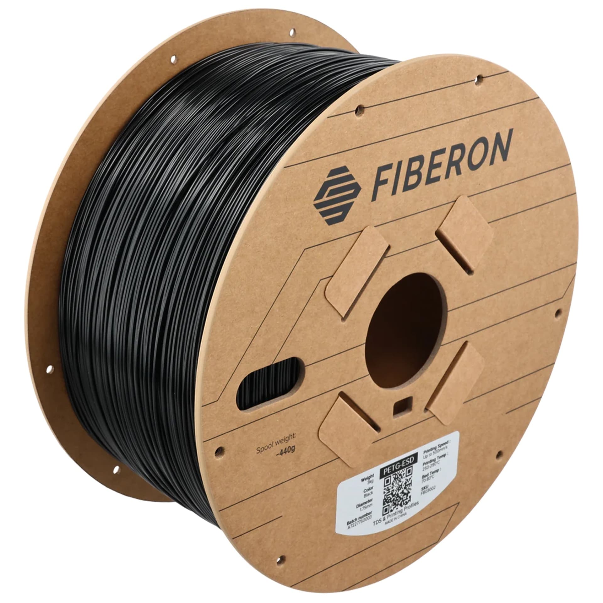 Polymaker Fiberon PETG-ESD 1.75mm Filament 3kg (Formerly PolyMax PETG-ESD) for fpv drones