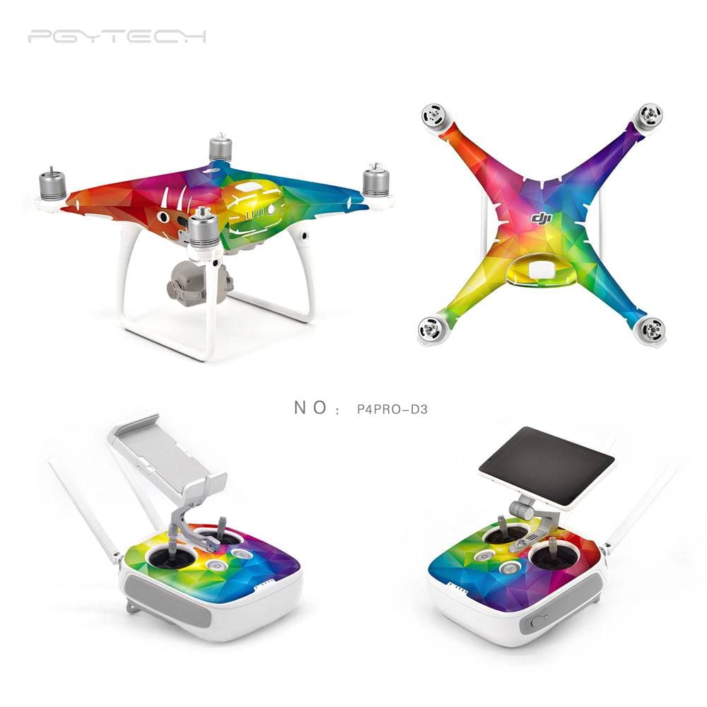 PGYTECH Skin voor DJI Phantom 4 Pro - D3 for fpv drones