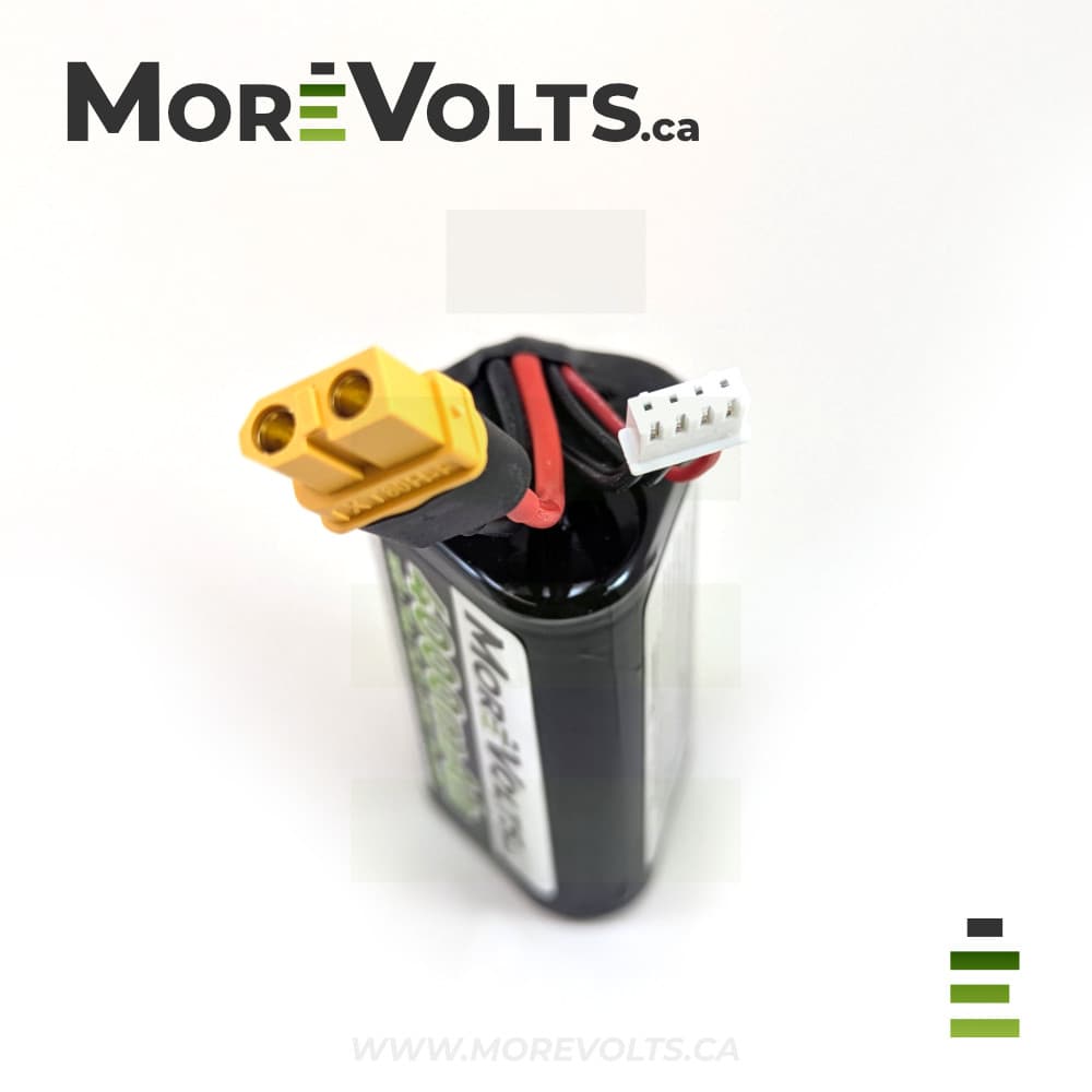 More Volts 3S1P 4000mAh 70A Li-Ion Battery for fpv drones 4