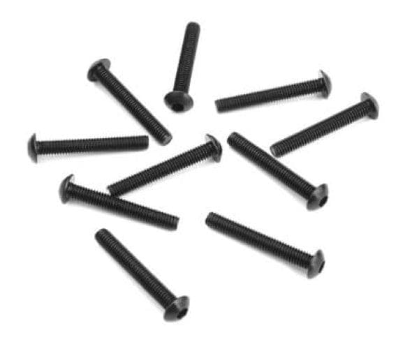 Tekno TKR1409 M3x20mm Button Head Screws (Black, 10pieces) EB410 ET410 for fpv drones