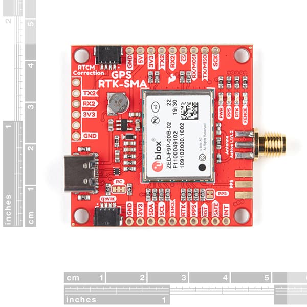 SparkFun GPS-RTK-SMA Breakout - ZED-F9P (Qwiic) for fpv drones 2