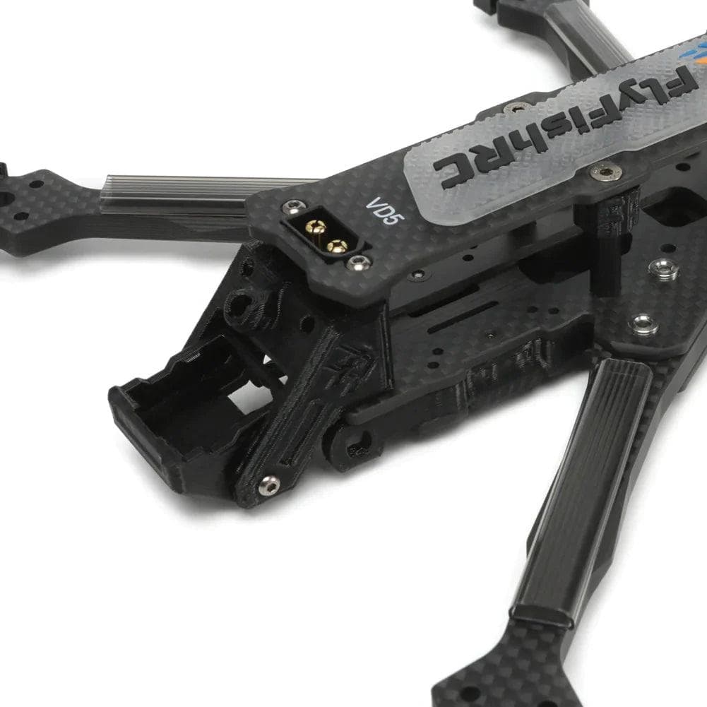 FlyFishRC Volador II VD5 LR O3 Deadcat 5" Frame Kit - Black for fpv drones 1