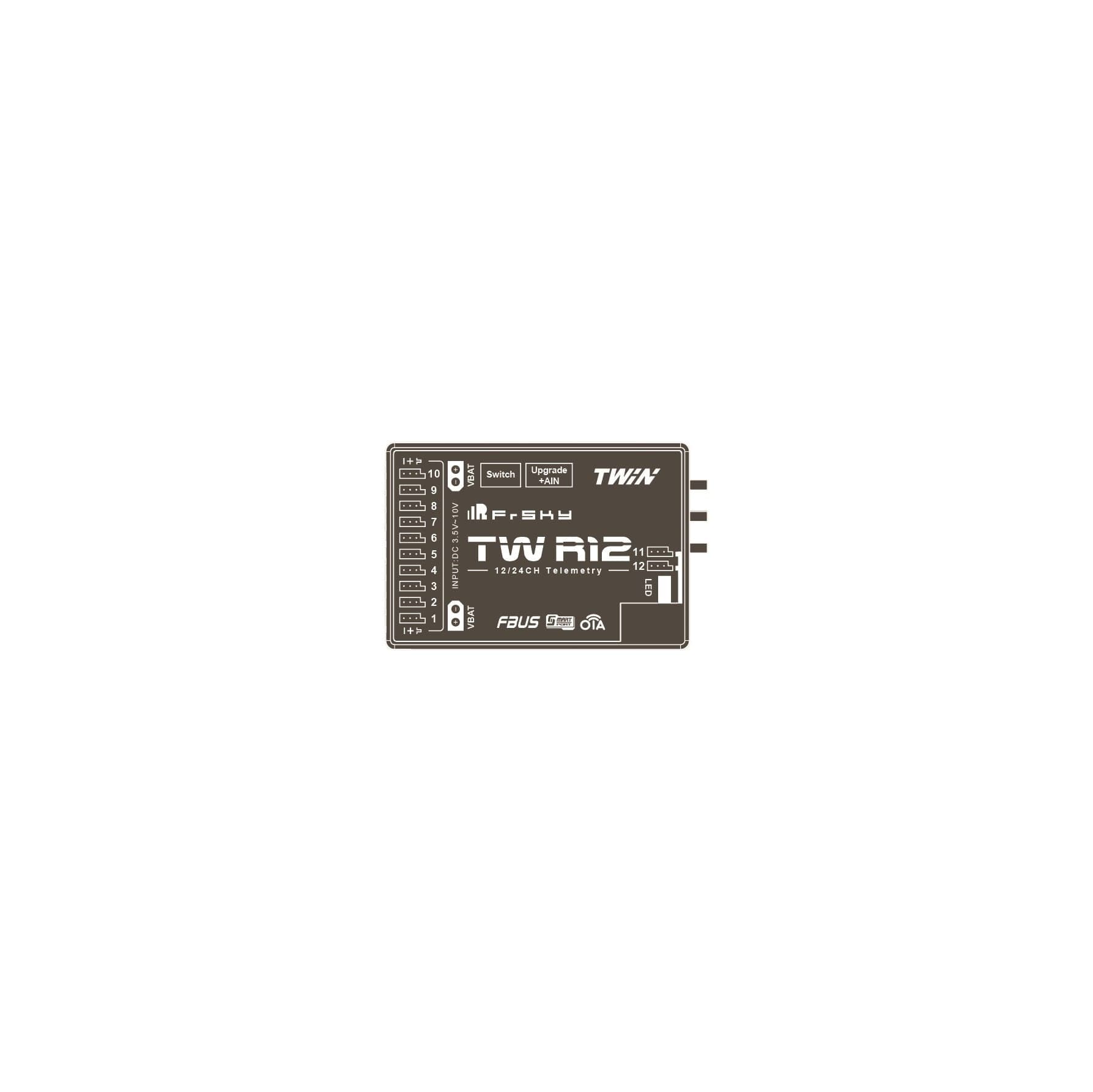 FrSky TW R12 Receiver for fpv drones 7