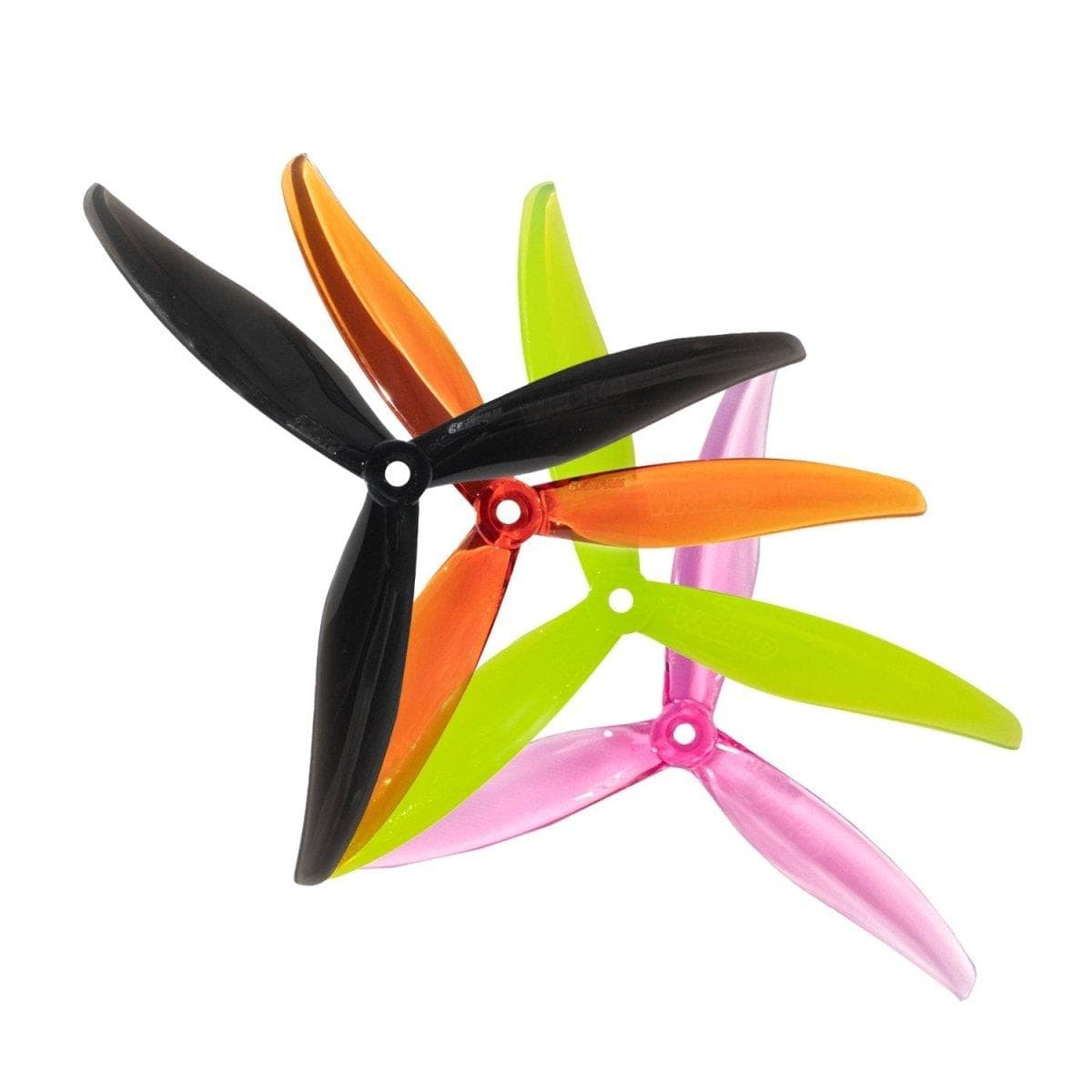 Gemfan Hurricane 7043-3 / 7" Tri-Blade FPV Spec Drone Racing Props (FL) (4 Pack) - Choose Color for fpv drones 1
