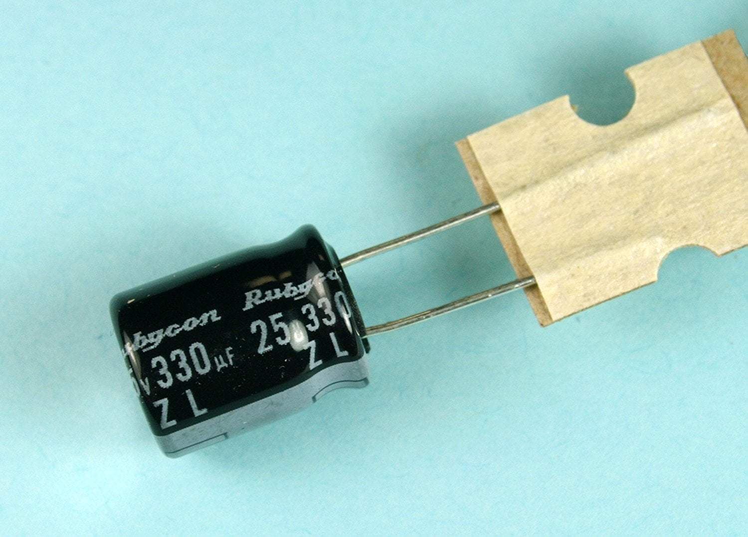 Rubycon 8x11.5mm ZLH Low ESR 25V/330uF Capacitor for fpv drones 2
