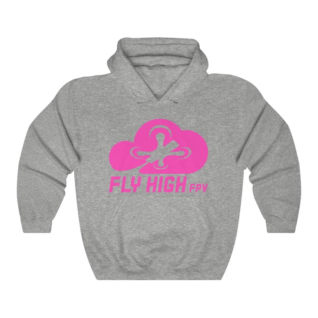 Fly High FPV Hoodie (Tango2 approved) - Pink Logo for fpv drones 37