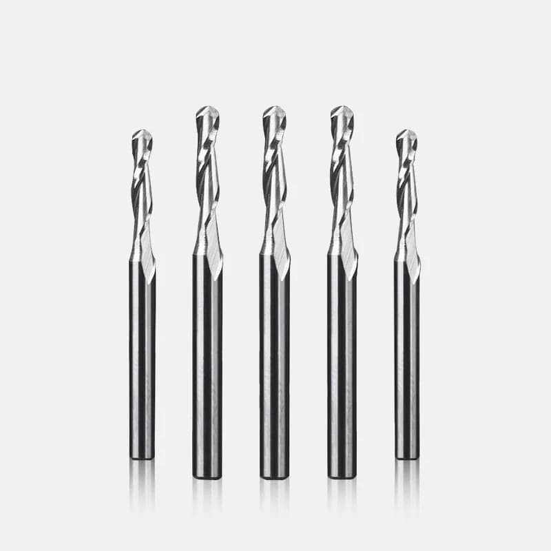 Two Flute Ball Nose Bit - 1/8″ Shank for fpv drones