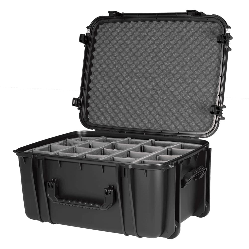 SE1220D Hard Case + Divider + Metal Latches for Lumenier QAV-PRO Lifter 9" Drone - 23 - Black for fpv drones 5