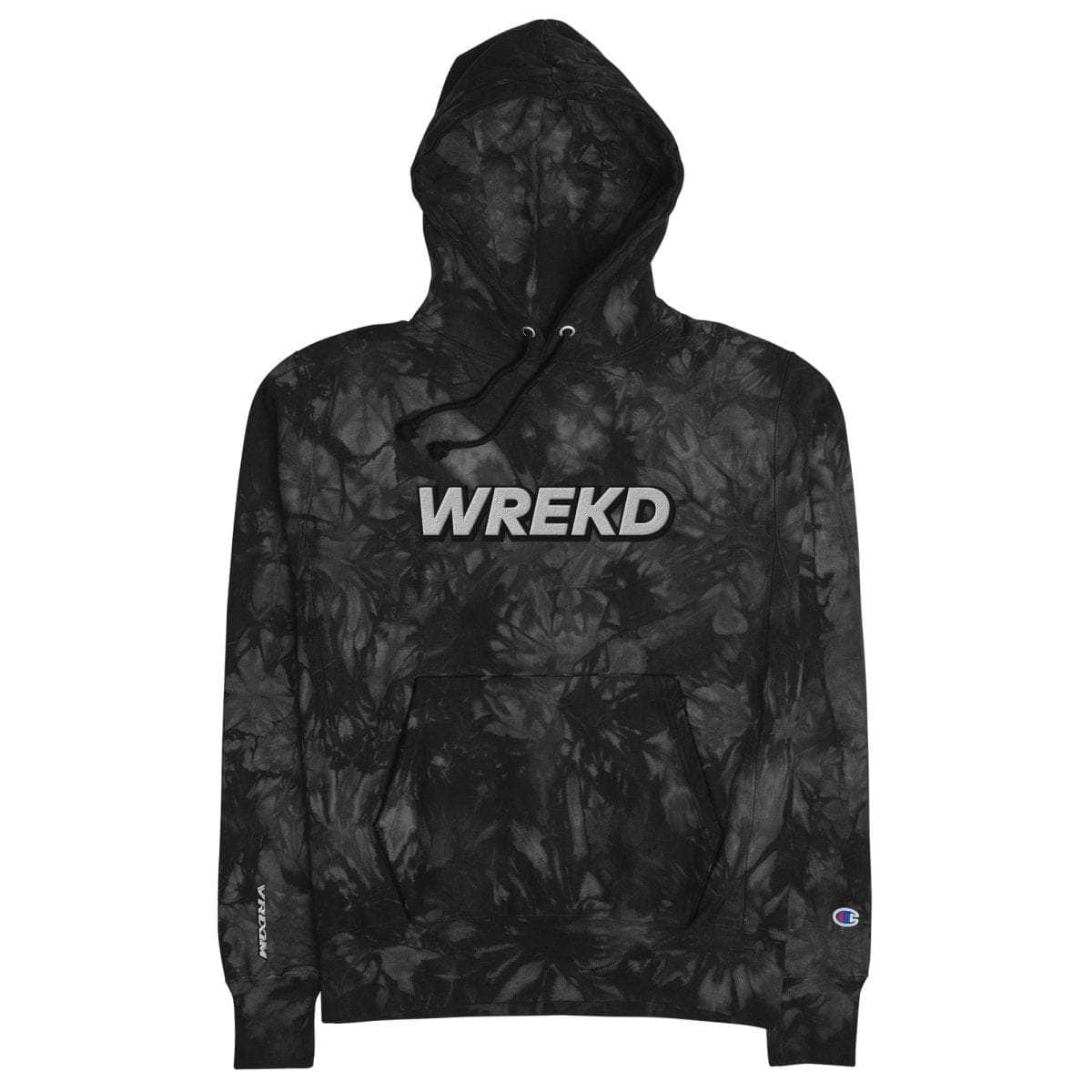 WREKD x VROOM Unisex Champion Tie-dye Hoodie for fpv drones