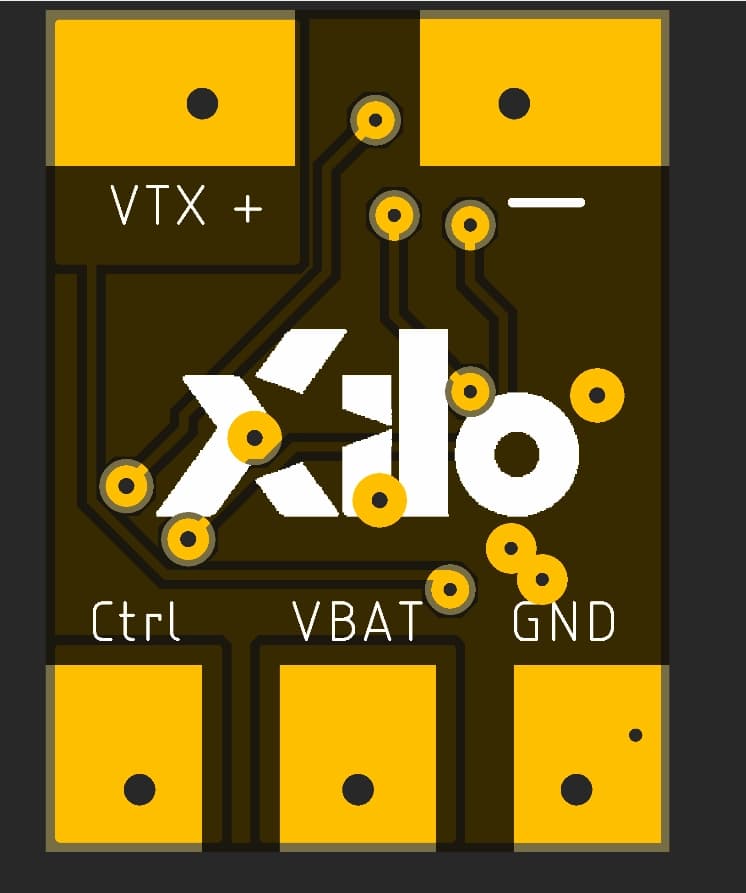 XILO Pit Pal VTX Power Switch - Black for fpv drones 3