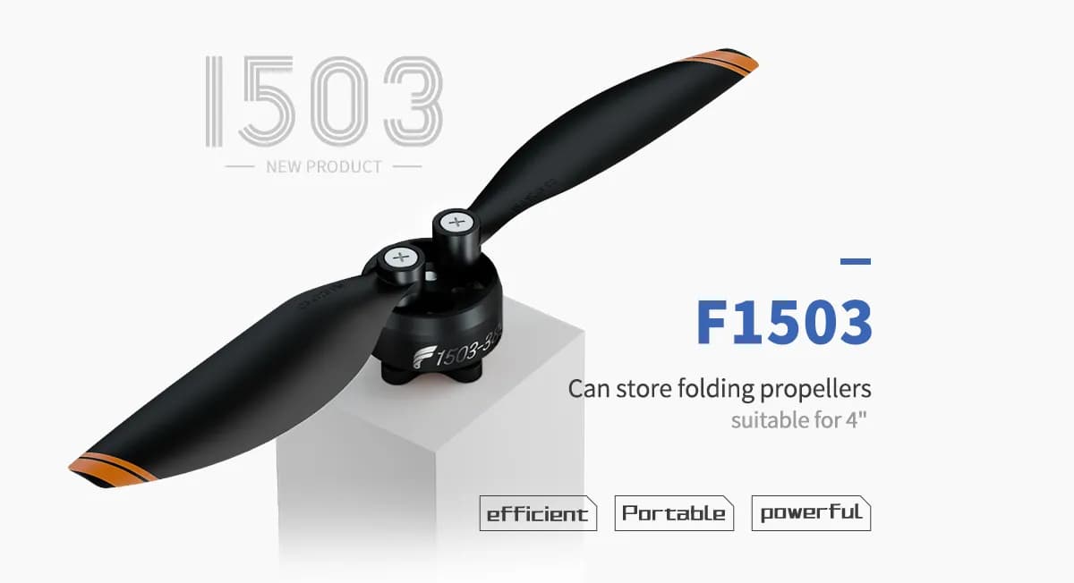 BrotherHobby F1503 3850kV Motor w/ Folding Propeller for fpv drones 10
