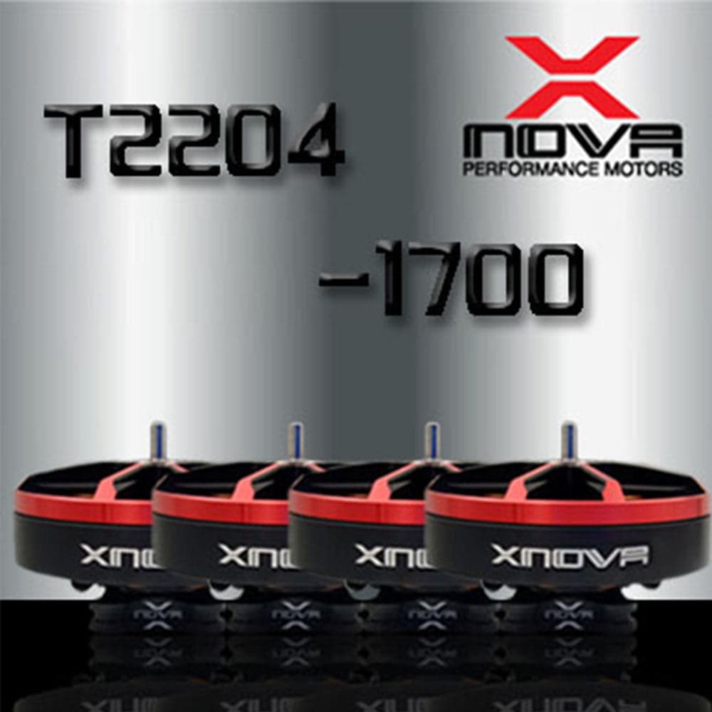 XNova T2204 FPV Racing Series Motor - 1700KV - 4PCS for fpv drones