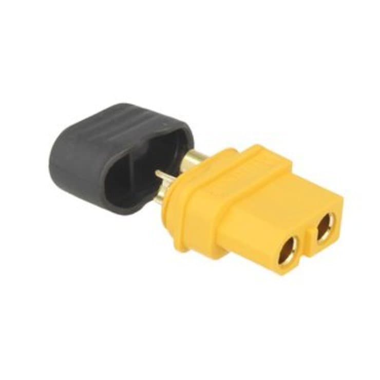 XT60 socket with protective cap for fpv drones
