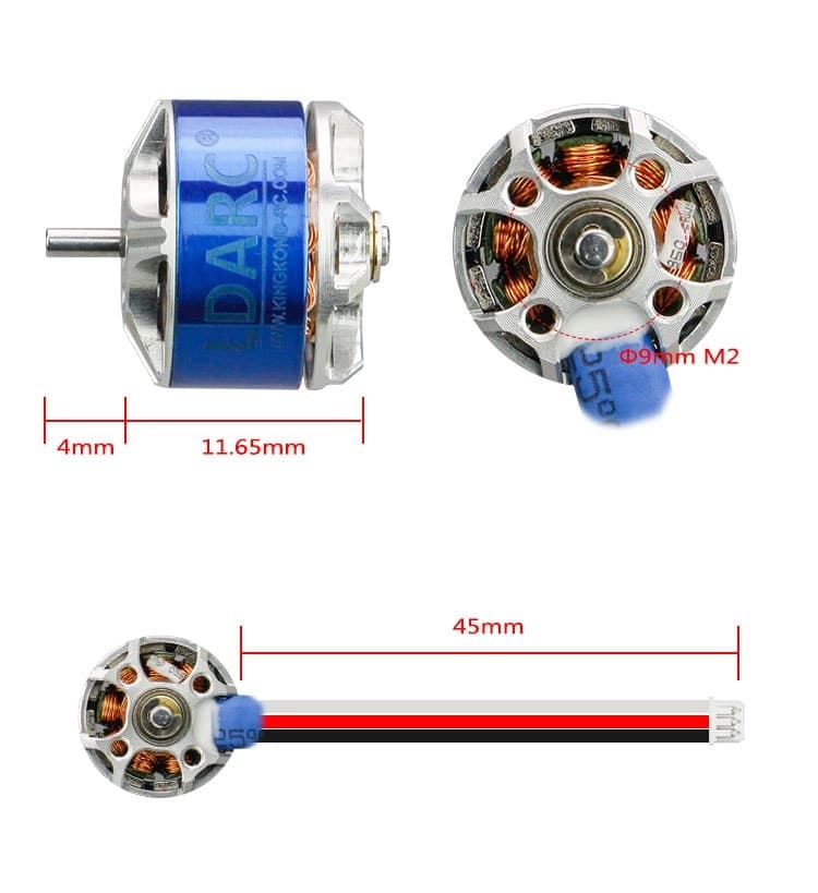 LDARC XT 1105 Motor (4250kV) for fpv drones 6