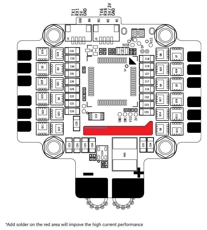 Asgard V2 Flight Controller (integrated Omnibus F4 FC, 4x 24A Dshot ESC, OSD) for fpv drones 2