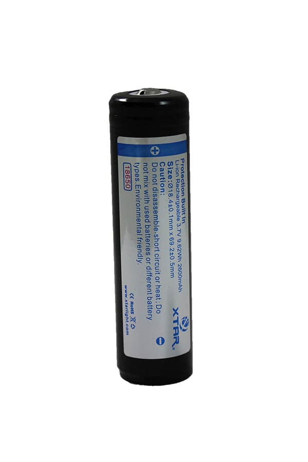 XTAR 2600mAh 18650 Li-Ion Battery for fpv drones 2