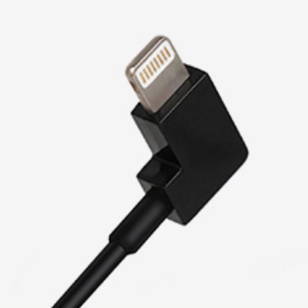 USB Type-C naar Lightning 90º kabel 1 meter for fpv drones 1