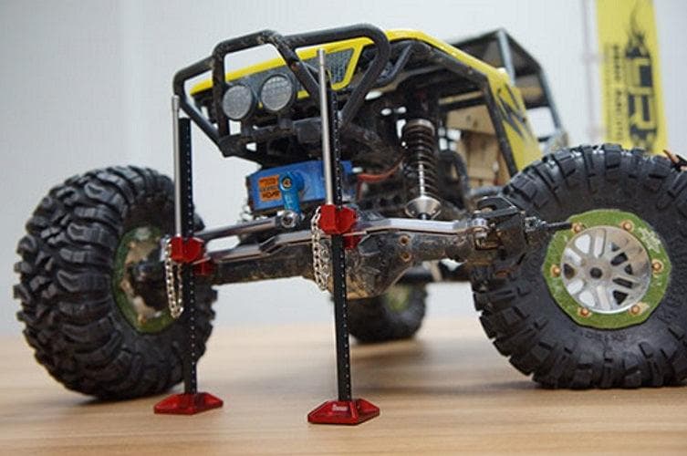 Yeah Racing YA-0375 1/10 RC Rock Crawler Accessory Full Metal High Lift Jig for fpv drones 4