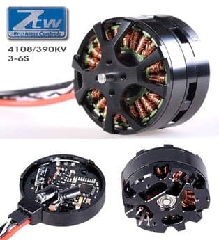 ZTW4108 - 390KV with integrated ESC for fpv drones
