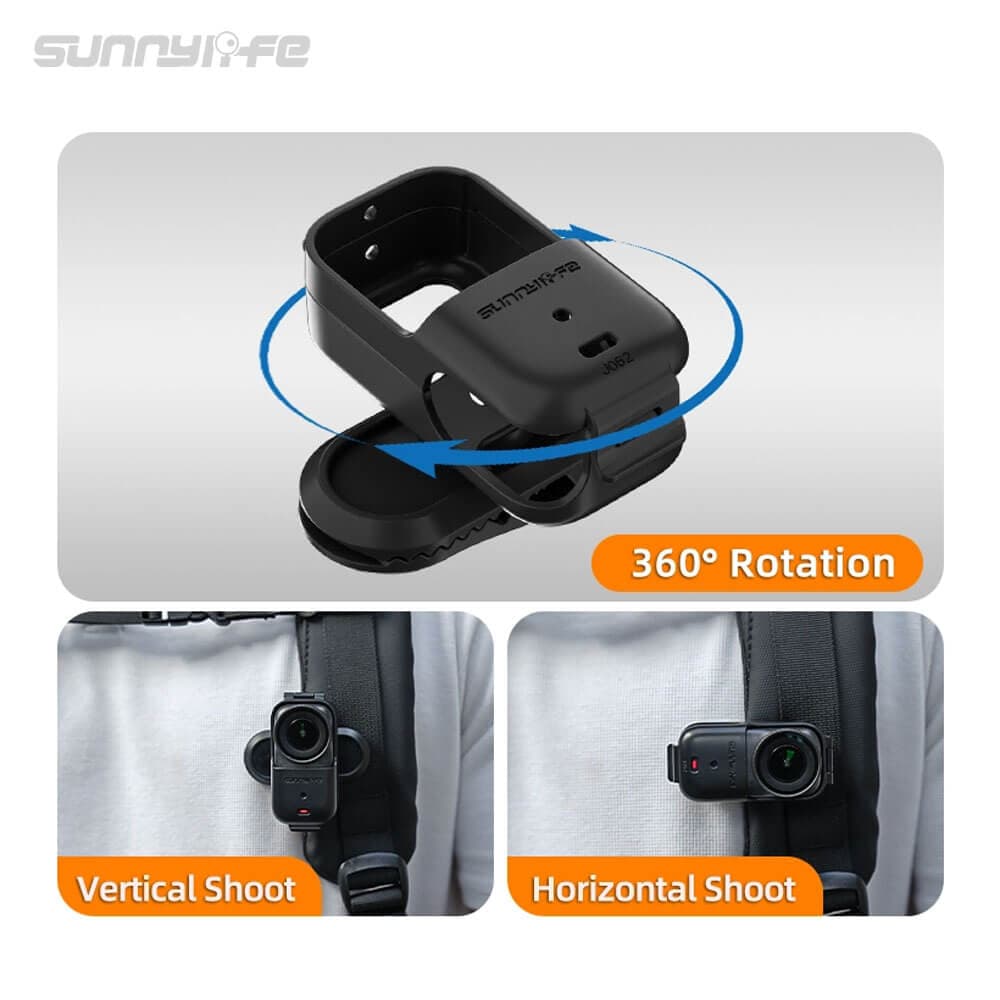 Sunnylife 360° Rotation Backpack Clip voor DJI Osmo Nano for fpv drones 1