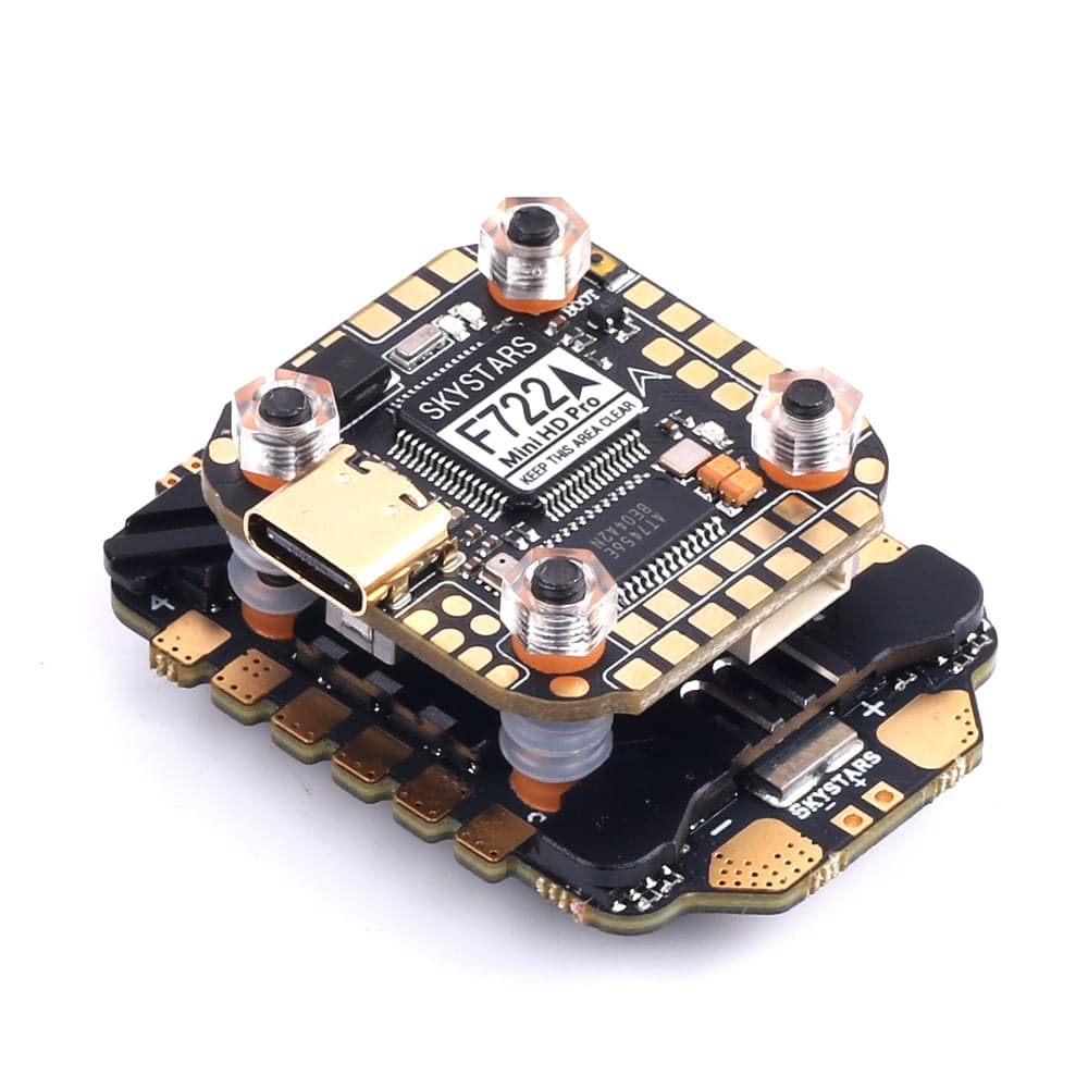 Skystars F722HD Stack Flight Controller & KM55 55A ESC - 20x20 for fpv drones 4