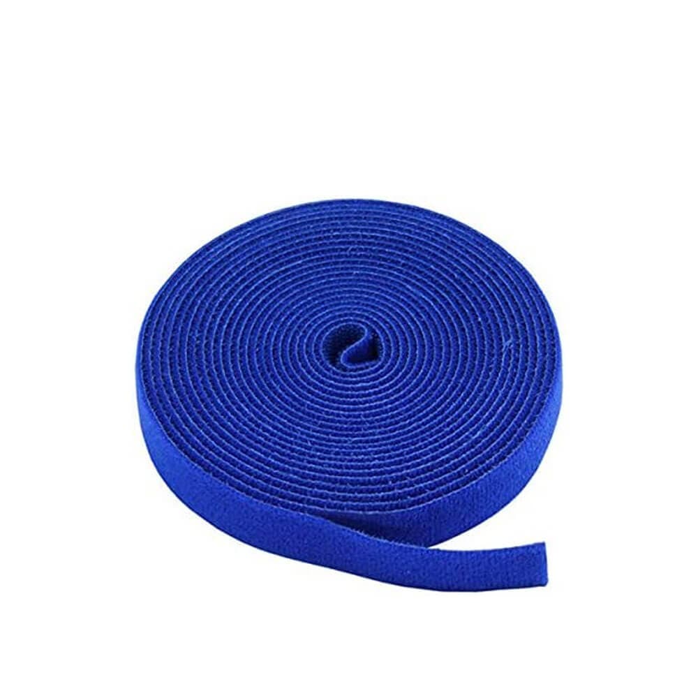 Dubbelzijdig Klittenband  - 1 meter - BLAUW for fpv drones 1