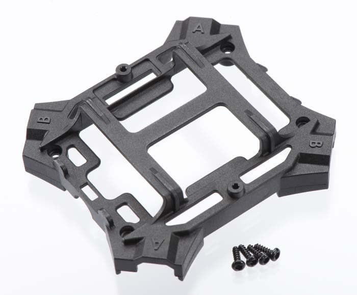 Traxxas LaTrax 6624 Main Frame Lower/Screws Black Alias for fpv drones