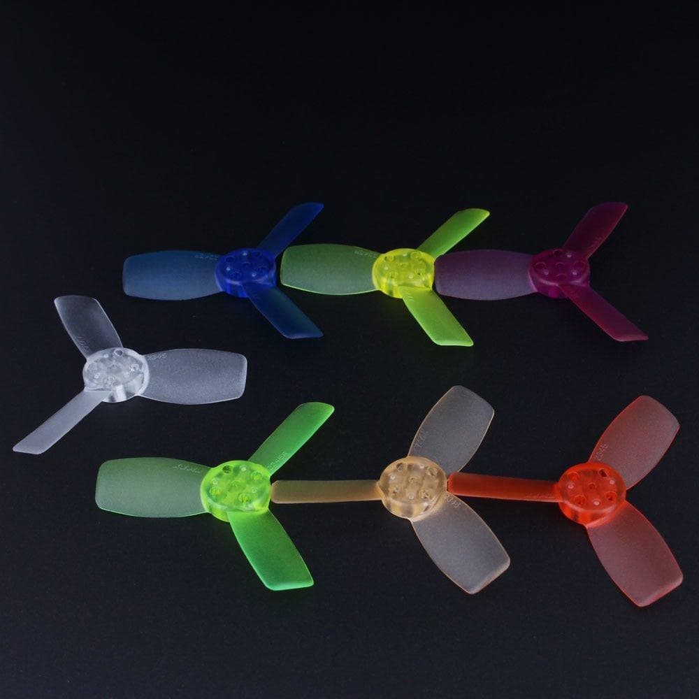 Emax Babyhawk for RS1104 5250Kv Motors 2345-3 / 2.3" Tri-Blade Replacement Props (20 Pack) - Choose Color for fpv drones 6