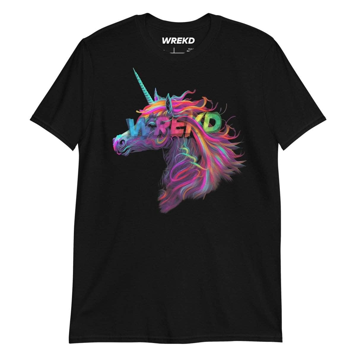 WREKD Unicorn Soft-Style Short-Sleeve Unisex T-Shirt for fpv drones