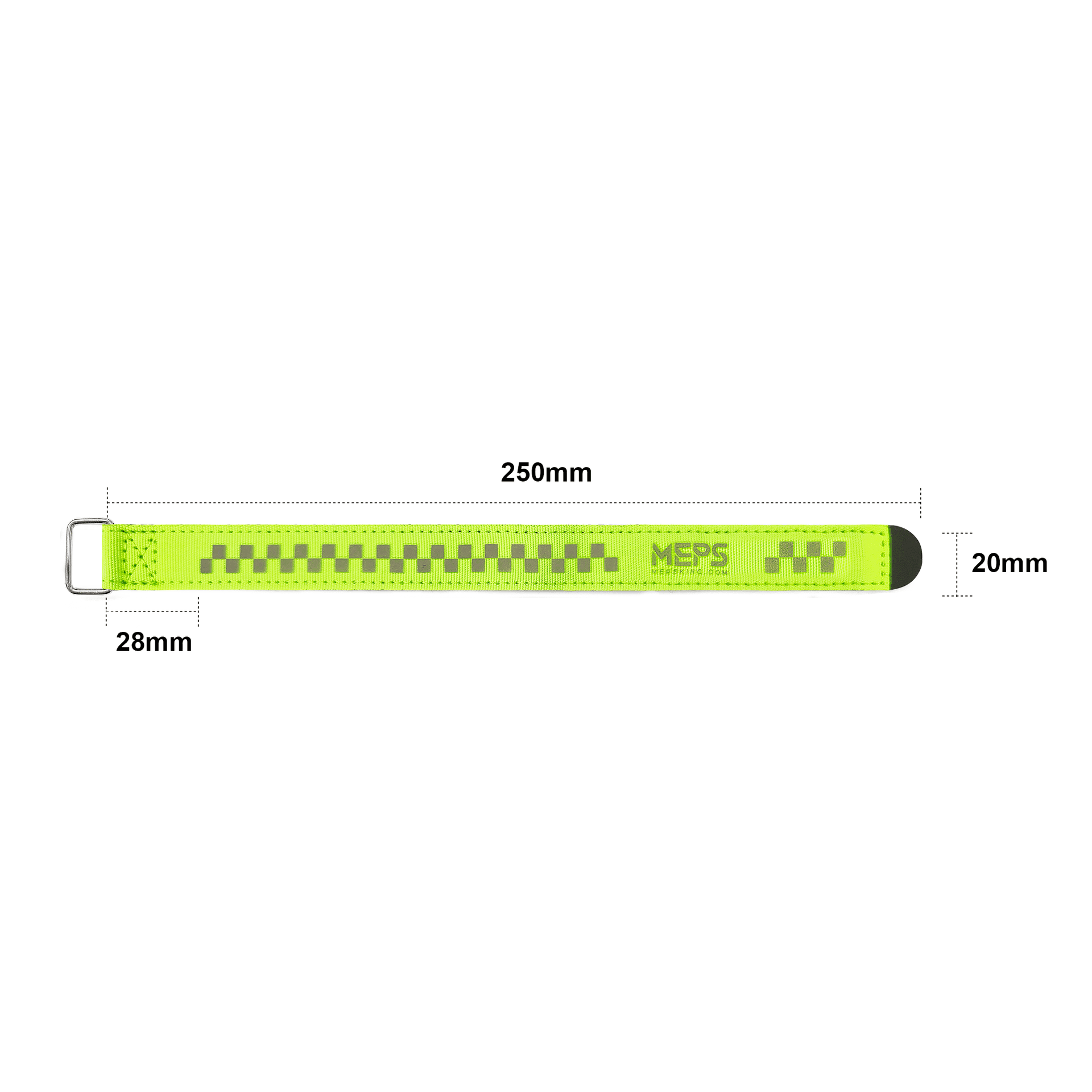 MEPS Battery Strap for FPV Drone Frames with High Quality 250mm Green for fpv drones 1