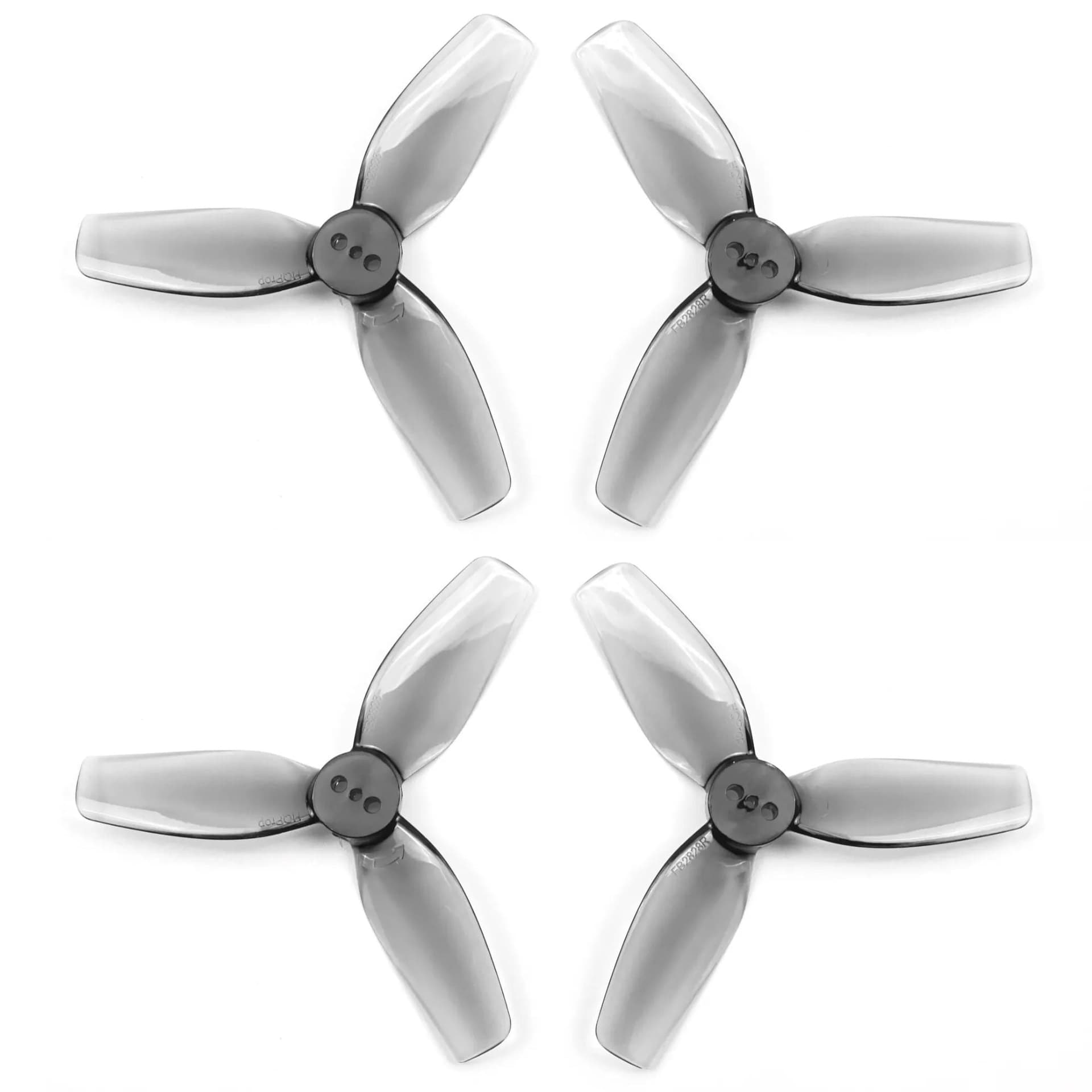 HQProp FB2828 Micro Freestyle Drone Propellers - Grey Polycarbonate (Set of 4) for fpv drones