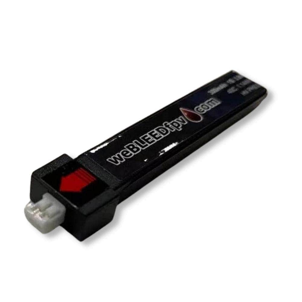weBLEEDfpv 300mAh 1S LiPo Batteries - (Choose Style Plug) for fpv drones