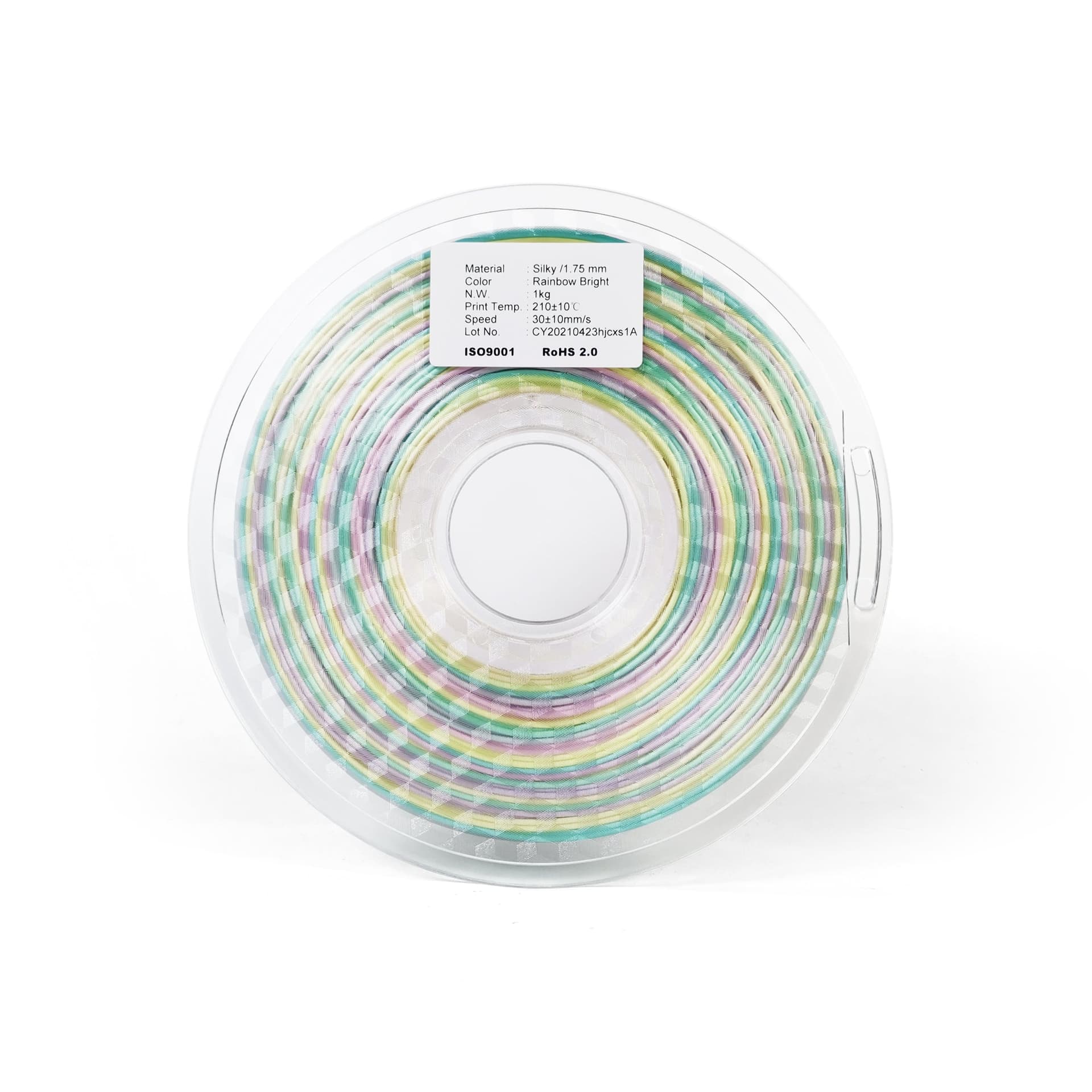 Phaser3D Rainbow Silk PLA Filament 1.75mm 1kg for fpv drones 3