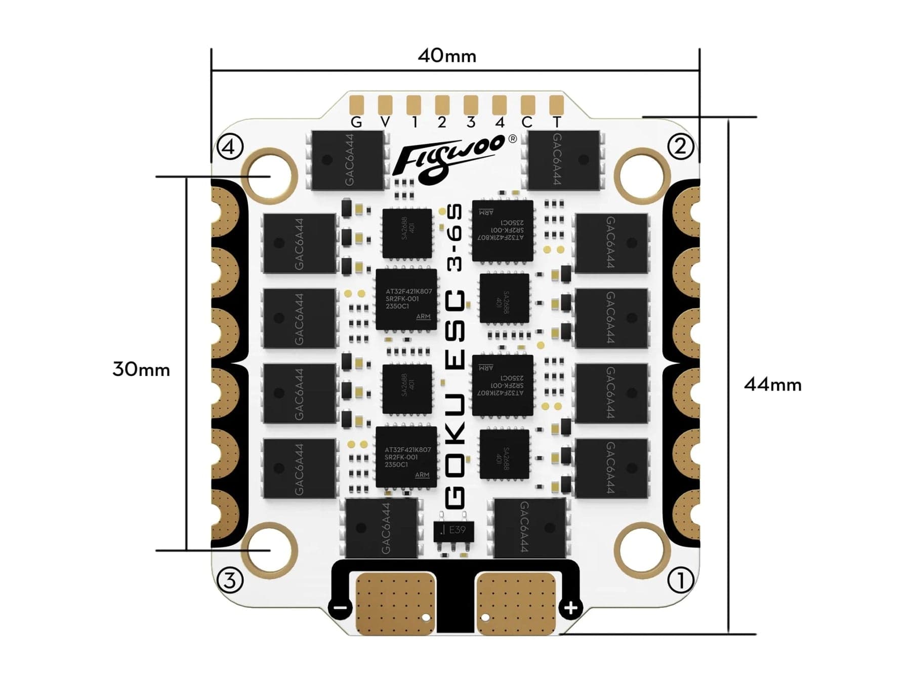 Flywoo Goku H743 Pro V2 55A 128K 30x30 AM32 Stack for fpv drones 6