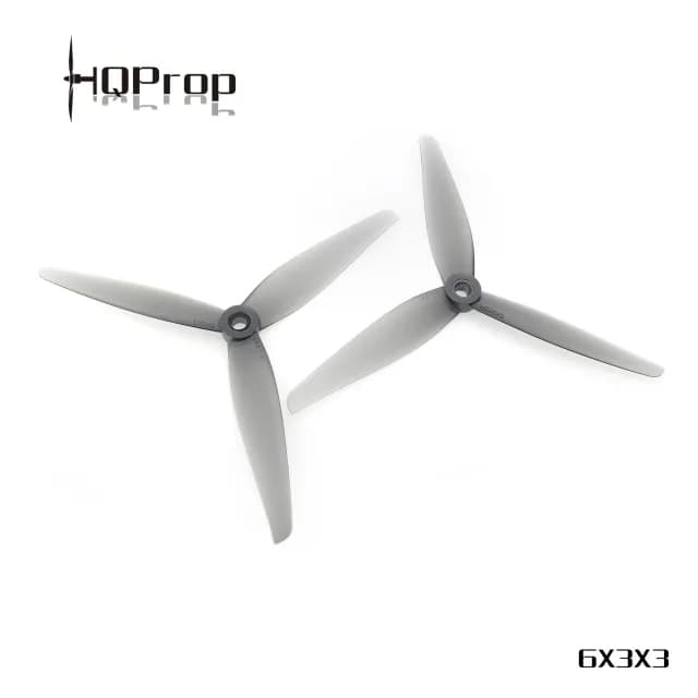 HQProp 6X3X3 (2CW+2CCW)-Poly Carbonate for fpv drones