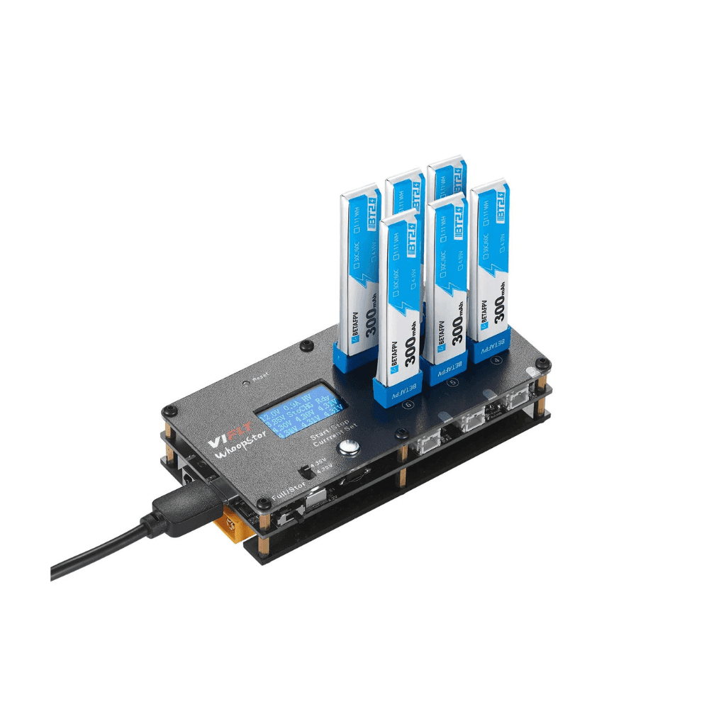 ViFly WhoopStor V2 6-Port 1S Battery Charger and Discharger - LiHV/LiPo for fpv drones 2