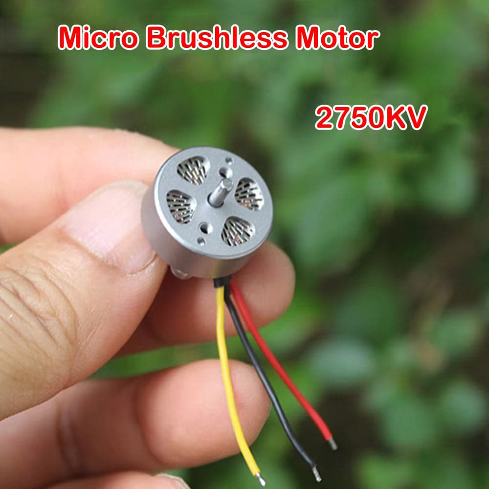 Mini 18mm 3-phase Brushless Motor DC 7.4V 2750KV High Speed 2mm Shaft 2S-3S BLDC for fpv drones 1