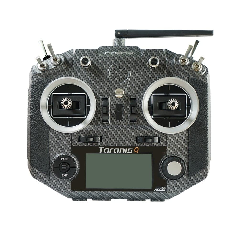 FrSky Taranis Q X7S Radio with M7 Hall Sensor Gimbals (Carbon Fiber) + (FREE RS RECEIVER) for fpv drones