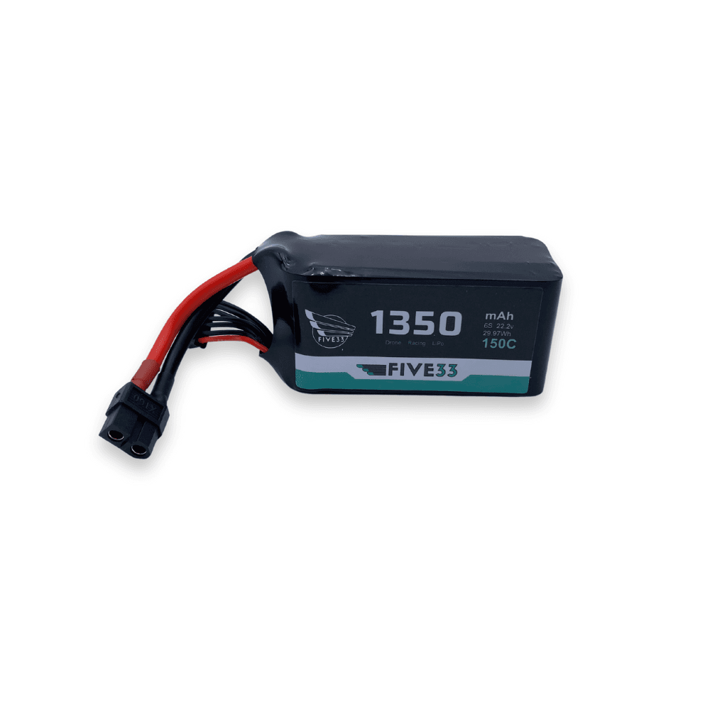 Budget Lipo 1350mAh 6S (4 Pack Bundle) for fpv drones 1
