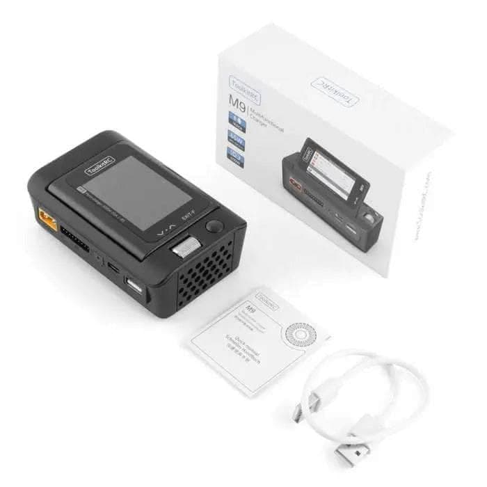 ToolkitRC M9 600W 20A 2-8S DC Multifunctional Charger w/65W USB-C Power Supply for fpv drones 5