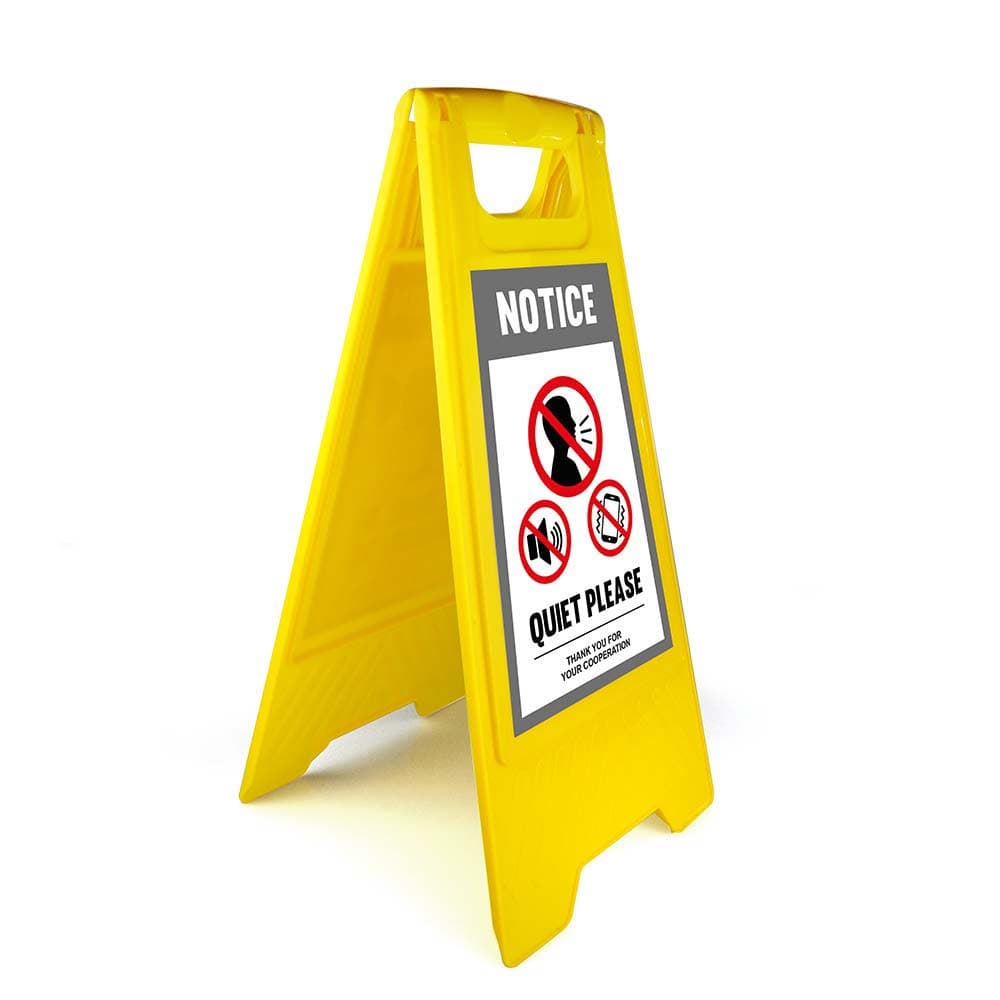 Warning Sign - Standard - Quiet Please - English for fpv drones 4