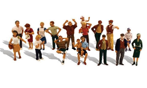 Woodland Scenics A1958 HO Train Figures 16 People for fpv drones