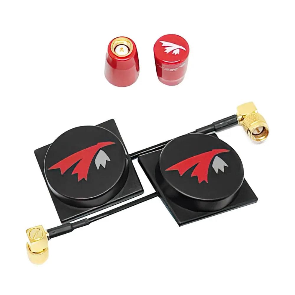 TrueRC X-AIR MK II 5.8GHz Patch Antenna and Stubby Antenna Set for HDzero Goggles - LHCP for fpv drones 2