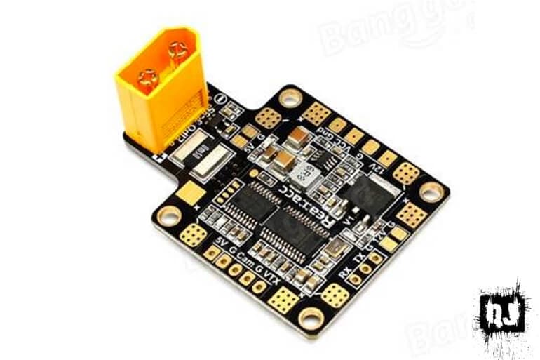 Realacc HUBOSD ECO X Type w/STOSD8 Current Sensor 5V 12V Dual BEC PDB with XT60 for fpv drones