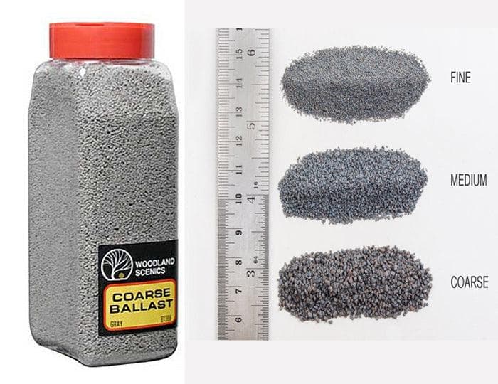 Woodland Scenics B1389 Ballast Coarse Gray 32oz for fpv drones
