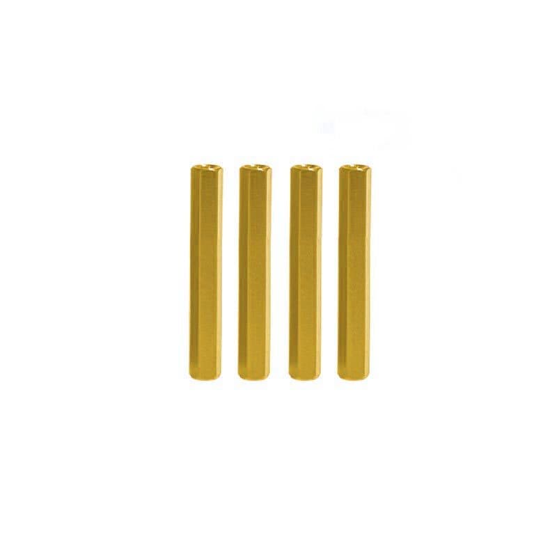 M3 Aluminium Standoffs (4 stuks) - HEX - 40mm - GOUD for fpv drones