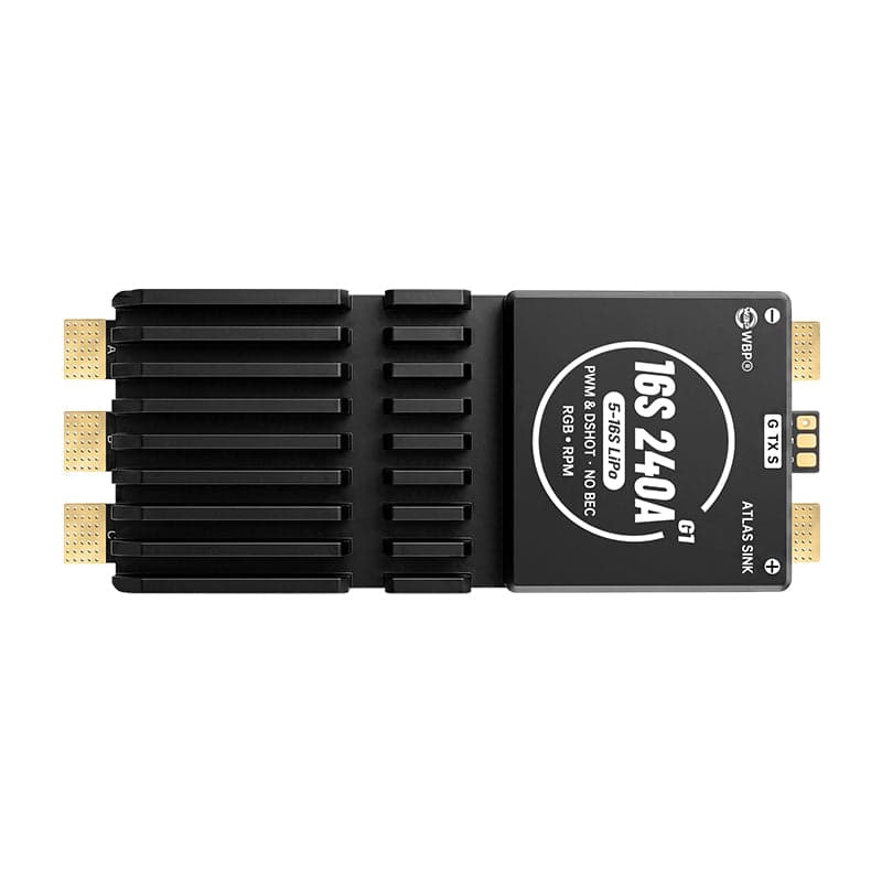WBP Atlas Sink 16S240A G1 AM32 ESC 5-16S LiPo 240A Continuous 300A Peak for fpv drones 4